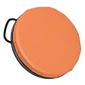 Foxtune 360-Degree Swivel Bucket Seat, 5 Gallon Bucket Lid, Spin Bucket Seat Cushion, Silent, Comfortable, Water-Resistant, for Fishing, Gardening, Hunting and Camping (Orange)