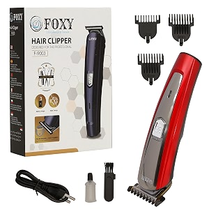 foxy golden blade hair trimmer for men rechargeable amp wireless battery powered