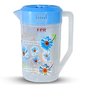 fpr 24liter plastic water jug printed bpa free food grade plastic dinnerware for serving water milk oil storage juice 1pc color may vary