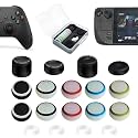 FPS Thumb Grip Caps Set for Xbox One (Series X, S) Controller Stick Caps Silicone Thumbsticks Grips Joystick Caps for Xbox, Precision Rings for Xbox,White Set(18pcs)