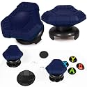 FPS Thumbstick Extender &Texture Rubber Silicone Grip Cover 2 Sets for Xbox Series X/S & Xbox One Controller(UFO Blue)