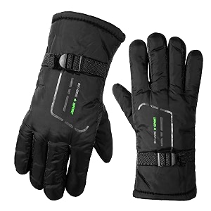20 snow amp windproof thermal soft fur warm winter gloves furfleece inside for riding protective warm hand riding cycling byke bike scootymotorcycle for men amp boymaleblack