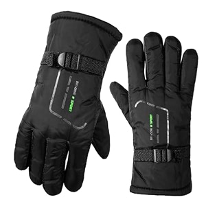 20 snow amp windproof thermal soft fur warm winter gloves furfleece inside for riding protective warm hand riding cycling byke bike scootymotorcycle for men amp boymaleblack
