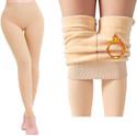 Frackson Skin Ankle Length 24 to 34 Waist Stretchable Warm Lined Fleece Legging Slim Fit Women Pyjama Thermal