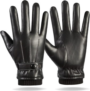 frackson solid winter men gloves