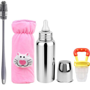 FRAIVIKO Baby Feeding Bottle with Stainless Steel