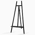 A-Frame Wooden Display Easel, Lyre Beechwood Studio Easel Stand, Black