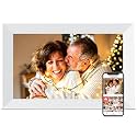 Frameo 10.1" Digital Picture Frame WiFi, Smart Electronic Photo Frame, 32GB