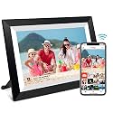FRAMEO 10.1 Inch Smart WiFi Digital Photo Frame 1280x800 IPS LCD Touch Screen, Auto-Rotate Portrait and Landscape, Share Moments Instantly via Frameo App from Anywhere