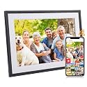 Frameo Digital Picture Frame 32G Storage WiFi Digital Photo Frame 10.1 Inch IPS HD 1280 * 800 Smart Electronic Picture Frame Touch Screen Auto-Rotate Easy Setup Load Photos Videos from Phone Anywhere