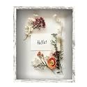 FrameWorks 16" x 20" White Driftwood Wooden Shadow Box Frame – Soft Felt Back, Tempered Glass, and Included Elegant White Ball Push Pins
