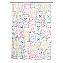 Franco Care Bears 13-Piece Shower Curtain Set, 72 x 72 Inch Premium PEVA Shower Curtain Lightweight, Waterproof Plastic Standard Size Bathroom Curtain, (100% Officially Licensed Product)