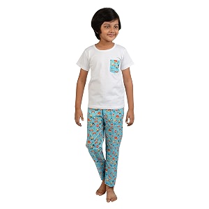Frangipani Cotton Regular Fit Tee Bottom