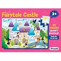 Frank Giant Floor Jigsaw Puzzles for Preschool Kids with a Set of 24 Giant Cardboard Pieces - Fairytale Castle Themed - Fun & Challenging Brain Booster Games - Non-Toxic - Age 3 Years Old & Above