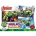 Frank Marvel Avengers Puzzles - The Incredible Hulk! - 48 Pieces 3 in 1 Jigsaw Puzzles for Kids for Age 5 Years Old and Above - Engaging Puzzle for Kids - 90156