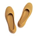 Frank Mully Women's Ballet Flats Round Toe Walking Flats Slip On Work Shoes Knitted Flats Shoes for Woman Soft Lightweight