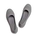 Frank Mully Women's Ballet Flats Round Toe Walking Flats Slip On Work Shoes Knitted Flats Shoes for Woman Soft Lightweight