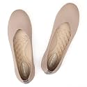 Frank Mully Women's Ballet Flats Round Toe Walking Flats Slip On Work Shoes Knitted Flats Shoes for Woman Soft Lightweight