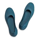 Frank Mully Women's Ballet Flats Round Toe Walking Flats Slip On Work Shoes Knitted Flats Shoes for Woman Soft Lightweight