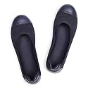 Frank Mully Women's Ballet Flats Round Toe Walking Flats Slip On Work Shoes Knitted Flats Shoes for Woman Soft Lightweight