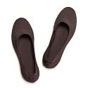 Frank Mully Women's Ballet Flats Round Toe Walking Flats Slip On Work Shoes Knitted Flats Shoes for Woman Soft Lightweight