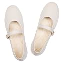 Frank Mully Women's Mary Jane Flats Comfortable Dressy Ballet Flats Casual Round Toe Slip On Washable Knitted Fabric Office Work Woman Shoes