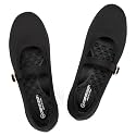 Frank Mully Women's Mary Jane Flats Comfortable Dressy Ballet Flats Casual Round Toe Slip On Washable Knitted Fabric Office Work Woman Shoes