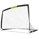 Franklin Sports Blackhawk Backyard Soccer Goal - Portable Pop Up Soccer Nets - Youth + Adult Folding Indoor + Outdoor Goals - Multiple Sizes + Colors