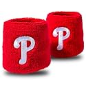 Franklin Sports MLB Team Licensed Baseball Wristbands - MLB Team Logo Sweat Wristbands - Great for Costumes + Uniforms - Pair