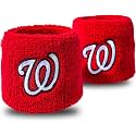 MLB Unisex Adult Franklin Sports Licensed Baseball Logo Sweat Wristbands-for Costumes + Uniforms, Team Specific, One Size (Pack of 6)