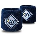 Franklin Sports MLB Team Licensed Baseball Wristbands - MLB Team Logo Sweat Wristbands - Great for Costumes + Uniforms - Pair