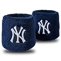 Franklin Sports MLB Team Licensed Baseball Wristbands - MLB Team Logo Sweat Wristbands - Great for Costumes + Uniforms - Pair