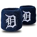 Franklin Sports MLB Team Licensed Baseball Wristbands - MLB Team Logo Sweat Wristbands - Great for Costumes + Uniforms - Pair