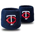 Franklin Sports MLB Team Licensed Baseball Wristbands - MLB Team Logo Sweat Wristbands - Great for Costumes + Uniforms - Pair