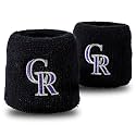 Franklin Sports MLB Team Licensed Baseball Wristbands - MLB Team Logo Sweat Wristbands - Great for Costumes + Uniforms - Pair
