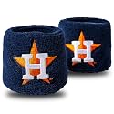 Franklin Sports MLB Team Licensed Baseball Wristbands - MLB Team Logo Sweat Wristbands - Great for Costumes + Uniforms - Pair