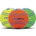 Franklin Sports - Pro Brite - Neon Rubber Teeball - MLB - Youth Tball - Baseball + Softball - Indoor &amp; Outdoor Use
