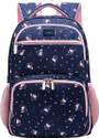 Frantic Polyester Kids School Bag 4Zipper_Blue_Littile_Heart_2026_1 Waterproof