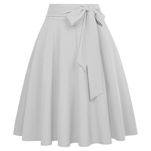 fraulein women39s flared pleated maxi skirt high waist a-line with pockets and belt accessories small-plus size
