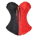 frawirshau Women's Overbust Costume Corset Renaissance Victorian