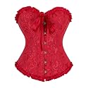 frawirshau Women's Overbust Costume Corset Renaissance Victorian