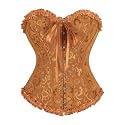 frawirshau Women's Overbust Costume Corset Renaissance Victorian