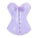 frawirshau Women's Overbust Costume Corset Renaissance Victorian