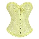 frawirshau Women's Overbust Costume Corset Renaissance Victorian
