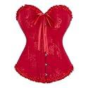 frawirshau Women's Overbust Costume Corset Renaissance Victorian