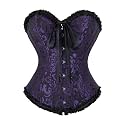 frawirshau Women's Overbust Costume Corset Renaissance Victorian