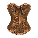frawirshau Women's Overbust Costume Corset Renaissance Victorian