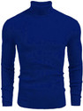 FREAKS Self Design High Neck Casual Men Blue Sweater