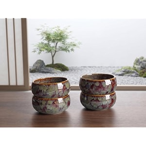 Freakway Artisan Crystalline Glaze Ceramic Bowls Set