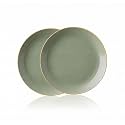 Freakway Pista Green Stoneware Dinner Quarter Plates